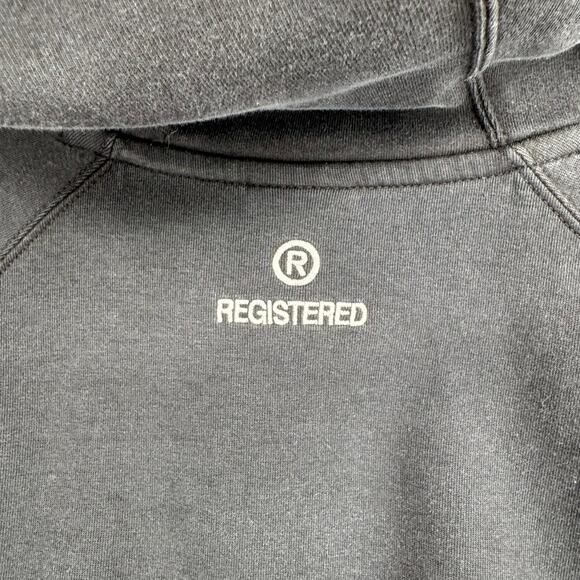 Nike Sportswear Swoosh Tech Fleece Pullover Hoodie Mens Medium Black White - Picture 10 of 13